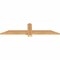 Ekena Millwork Eugene Smooth Timber Gable Bracket, Western Red Cedar, 48"W x 12"H x 1 1/2"D x 3 1/2"F, 6/12 Pitch GBW048X12X0204EUG00SWR - alternate 4